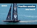 Ineos Team UK show off slick manoeuvres on practice course