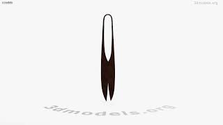 Medieval Spring Scissors Hand Forged Spring Steel 3D model by 3DModels.org