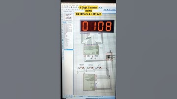 Digital Counter using pic16f676 and TM1637 7Segment Display Module