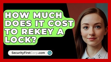 How Much Does It Cost To Rekey A Lock? - SecurityFirstCorp.com
