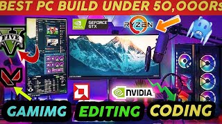 BEST GAMING PC BUILD UNDER 50,000Rs.BEST PC COMPONENTS USED#gamingpcbuild #pcbuild