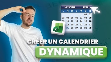 Créer un CALENDRIER AUTOMATIQUE avec EXCEL