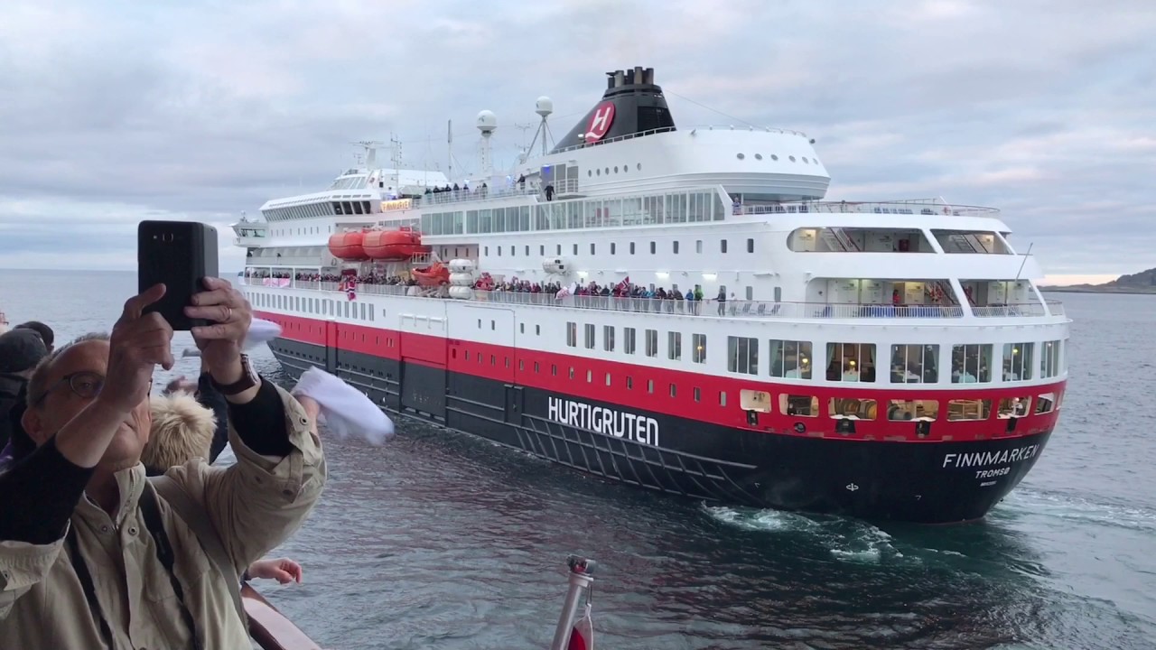 MS Polarlys gegen MS Finnmarken - Das Winkeduell 21. Juli 2017