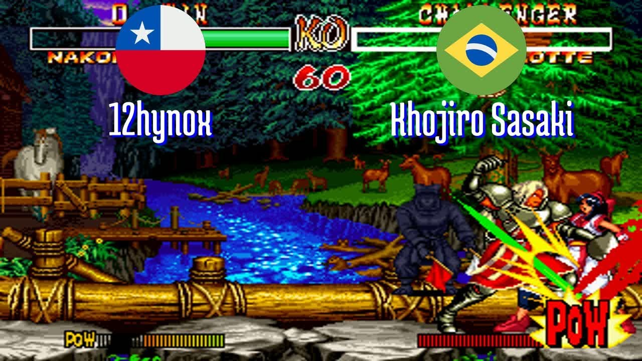 FT3 @samsho2: 12hynox (CL) vs Khojiro Sasaki (BR) [Samurai Shodown