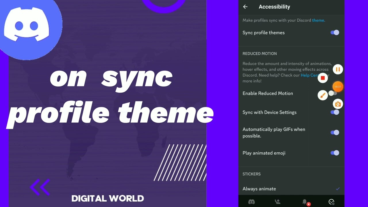 How To turn On Sync Profile theme On Discord App 2023