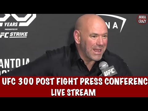 UFC 300: Pereira vs. Hill Post Fight Press Conference Live Stream