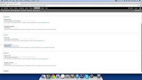 Setting Up Social Media Profiles - RealEstate Responsive Drupal Theme