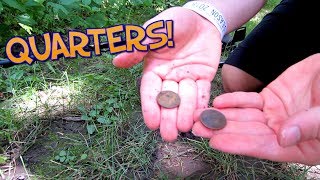 Metal Detecting #14 - Quarters For Days!