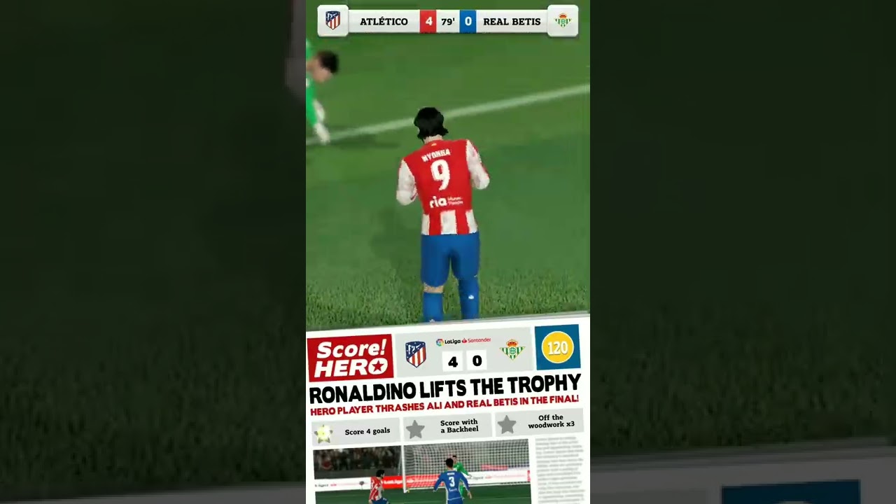 Score Hero! 2 Level 120 Season 6 walkthrough - - 3 star ⭐⭐⭐