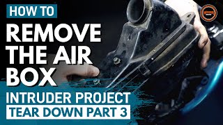 Suzuki Intruder VS1400: Remove Front and Rear Air Box - Tear Down Part 3