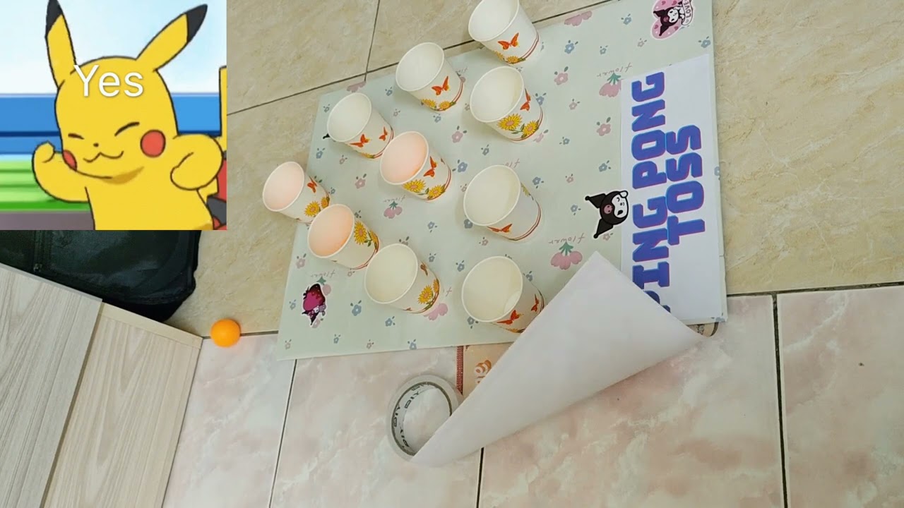 Preparation for Fun Fair Games - Ping Pong 🎠🎊