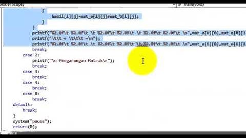 Modul VI Array 2 dimensi Made Wahyu