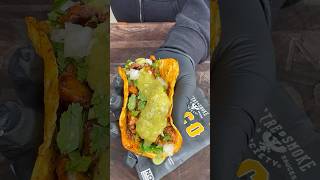 Chicken tacos with salsa verde @fireandsmokesociety