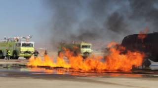 NASA Ames FD Annual ARFF training, handline ops
