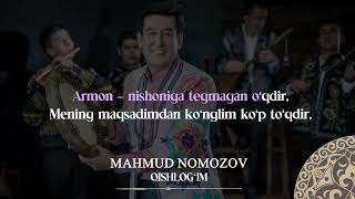 Mahmud Nomozov- Qishlog‘im | Milliy Karaoke