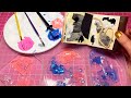 ASMR Glue Peeling, Art Journal and Painting (Whispered)