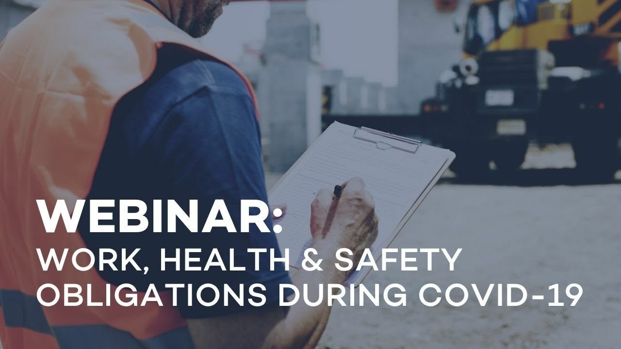 WEBINAR | Work, Health & Safety Obligations during COVID-19