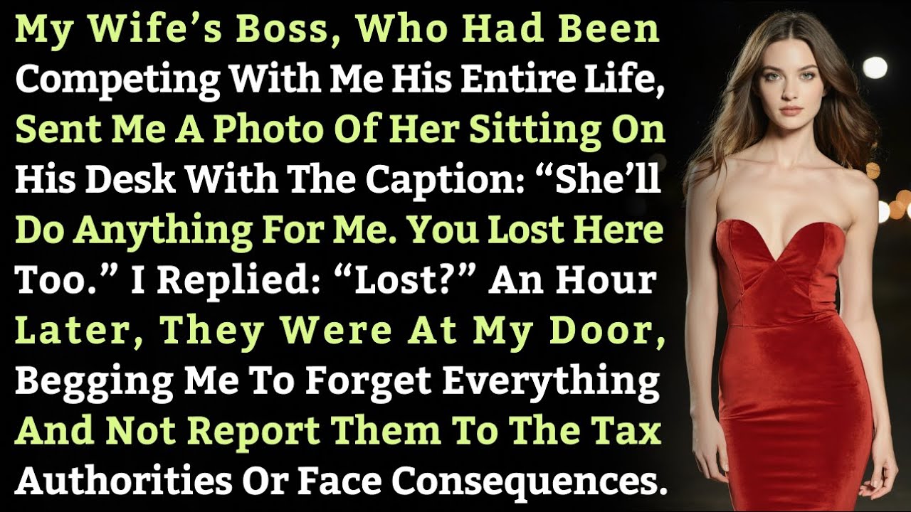Начальник моей жены, который всю жизнь со мной конкурировал, прислал мне фотографию, на которой о...