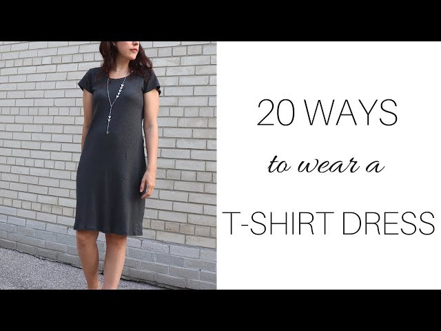 3 Ways To Style A Tee Shirt Dress – Styled by McKenz