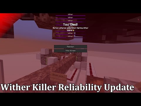 Wither Killer Reliability Update | Minecraft Java 1.18