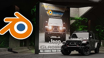 The Jeep Gladiator Rubicon Blender Course By Marwan Hussein