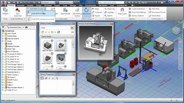 Autodesk Factory Design Suite - Larger factory asset library video