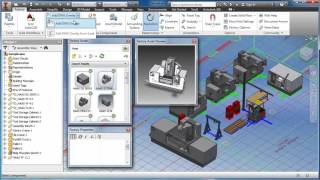 Autodesk Factory Design Suite - Larger factory asset library video