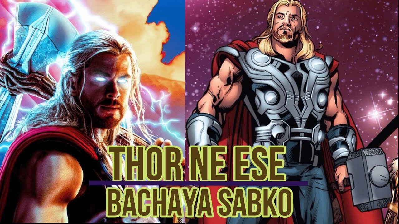 Thor god of thunder comics mein kya hua tha | Comics explained in hindi