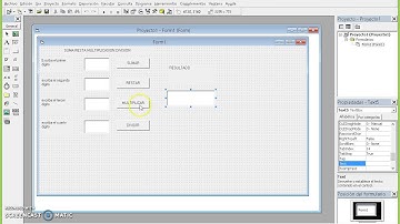 SUMA, RESTA, MULTIPLICACIÓN Y DIVISIÓN EN VISUAL BASIC