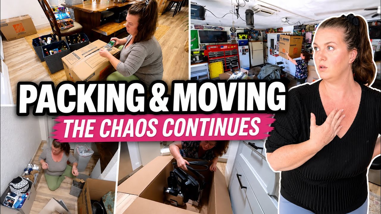 The Moving Chaos Continues… Packing, Decluttering & Cleaning Our Home