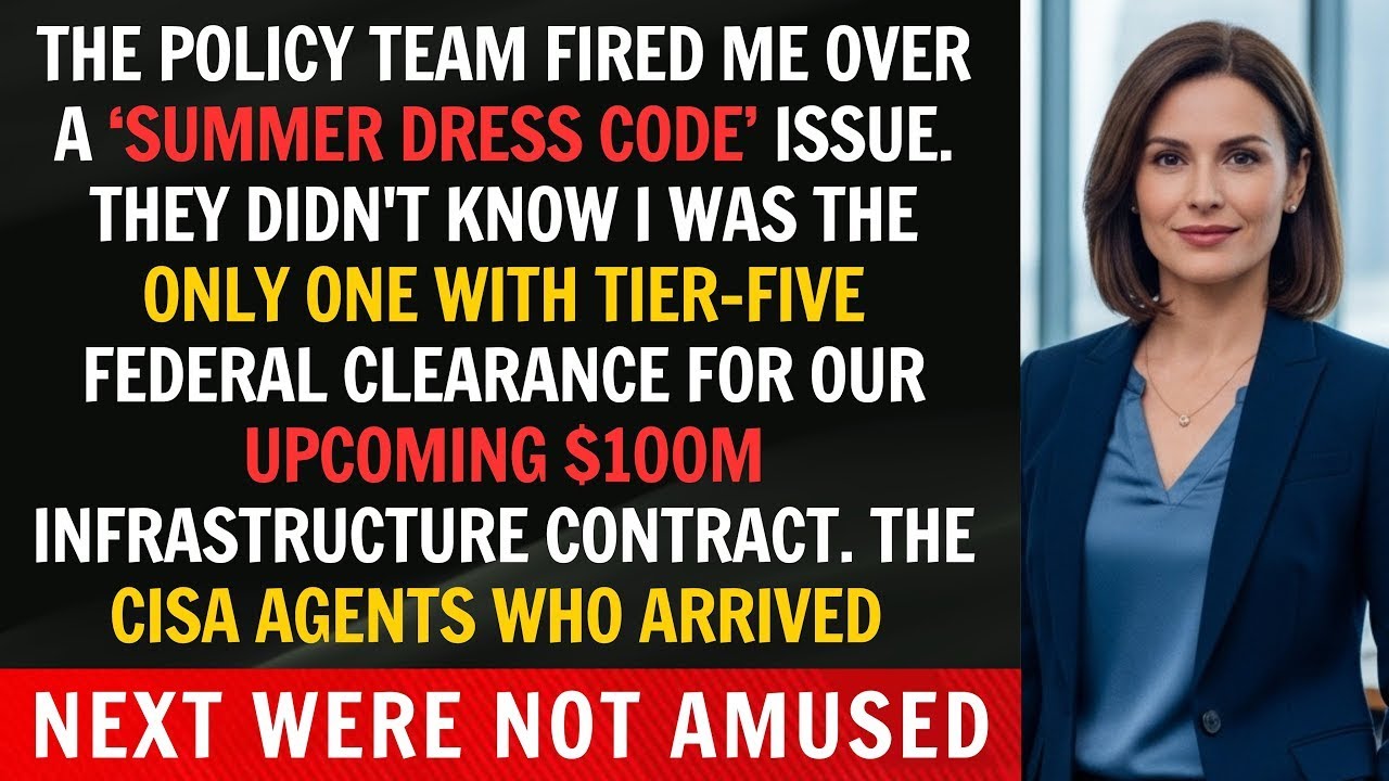 Fired by My Boss Over the Dress Code — Then I Watched the Government Cancel Their $100M Contract...