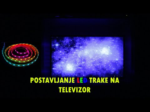 Видео: Postavljanje led trake na tv