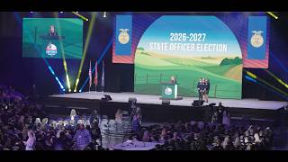 2026 Annual Arkansas FFA Convention | New State Officer Team for 26/27