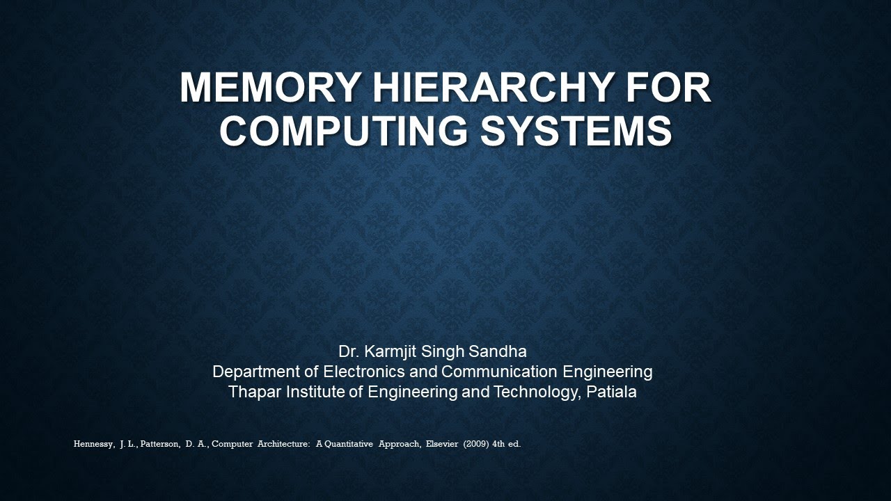 Introduction to Memory Hierarchy - YouTube
