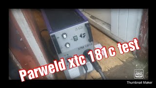 1st look and test with our new parweld xtc 181c welder. review.
