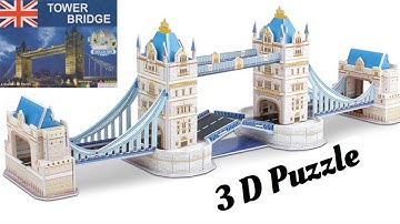Tower Bridge 3D Puzzle | ASMR | 5 minute creation