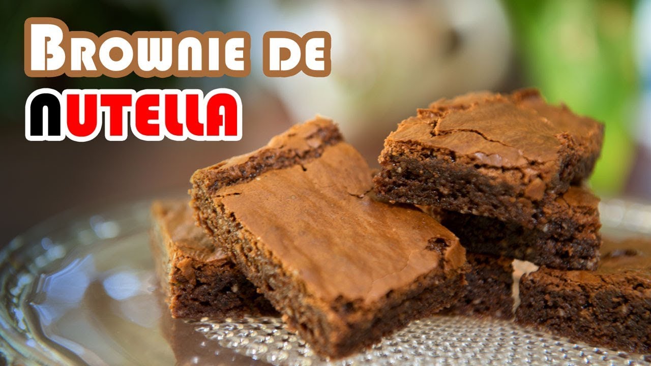 manualidades de animales El Mas Rico Brownie de Nutella Sin Gluten Ni Mantequilla