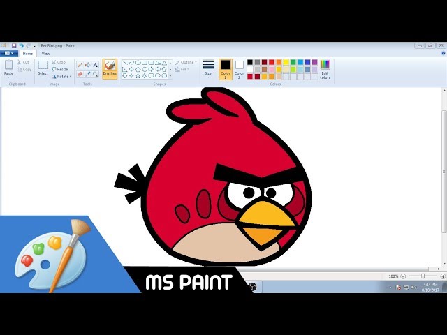 draw you as a rage face Meme in microsoft paint