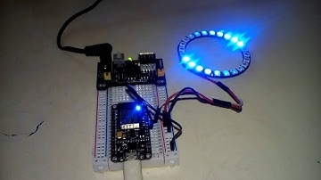 NodeMCU + NeoPixel ring