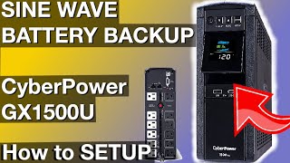 CyberPower GX1500U Setup How to instructions by MegaSafetyFirst 882 views 3 months ago 6 minutes, 11 seconds