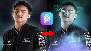 PICSART GLOWING EYE/SMOKE EFFECT TAGALOG TUTORIAL screenshot 1