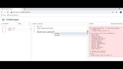 Arithmetic Operations in DataWeave 2.0