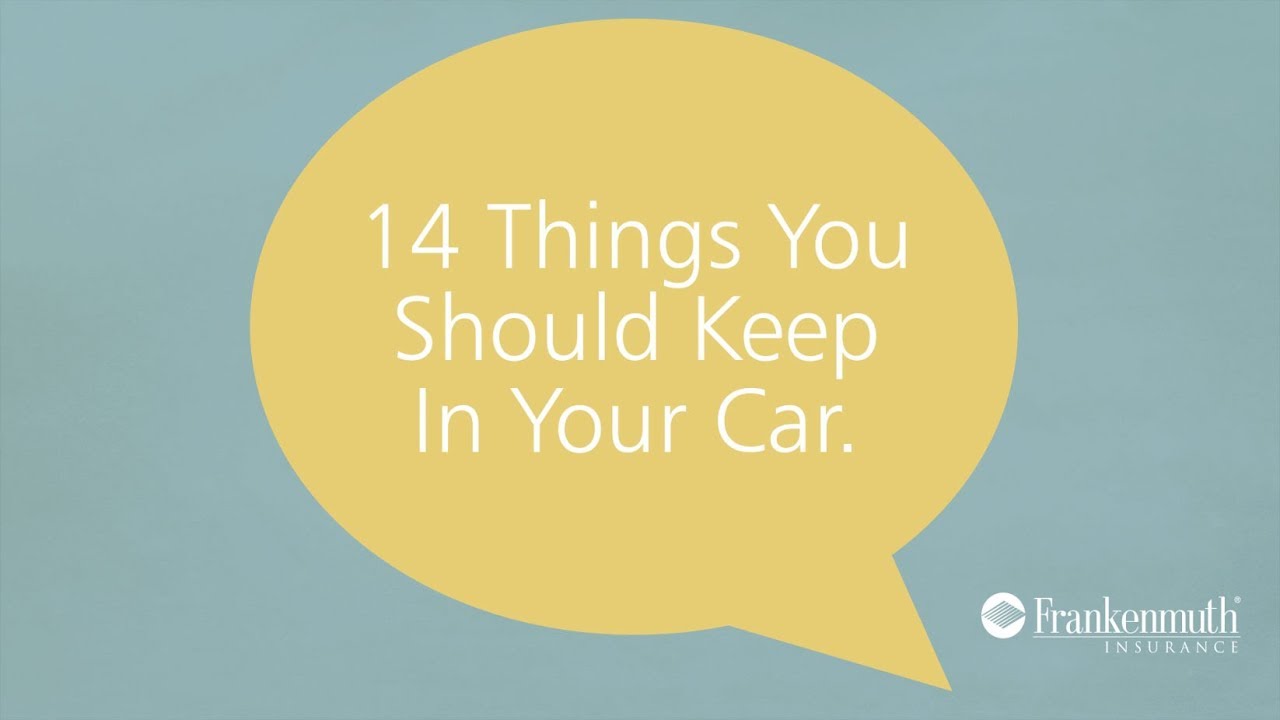 Here's The Stuff You Should Always Keep in Your Car