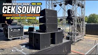CEK SOUND DANGDUT 🔊 ORIGINAL AUDIO CLARITY | Melodi Cinta Tanpa Koplo | Full Lirik