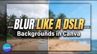 How to Blur Image Backgrounds Like a DSLR Photo in Canva screenshot 1