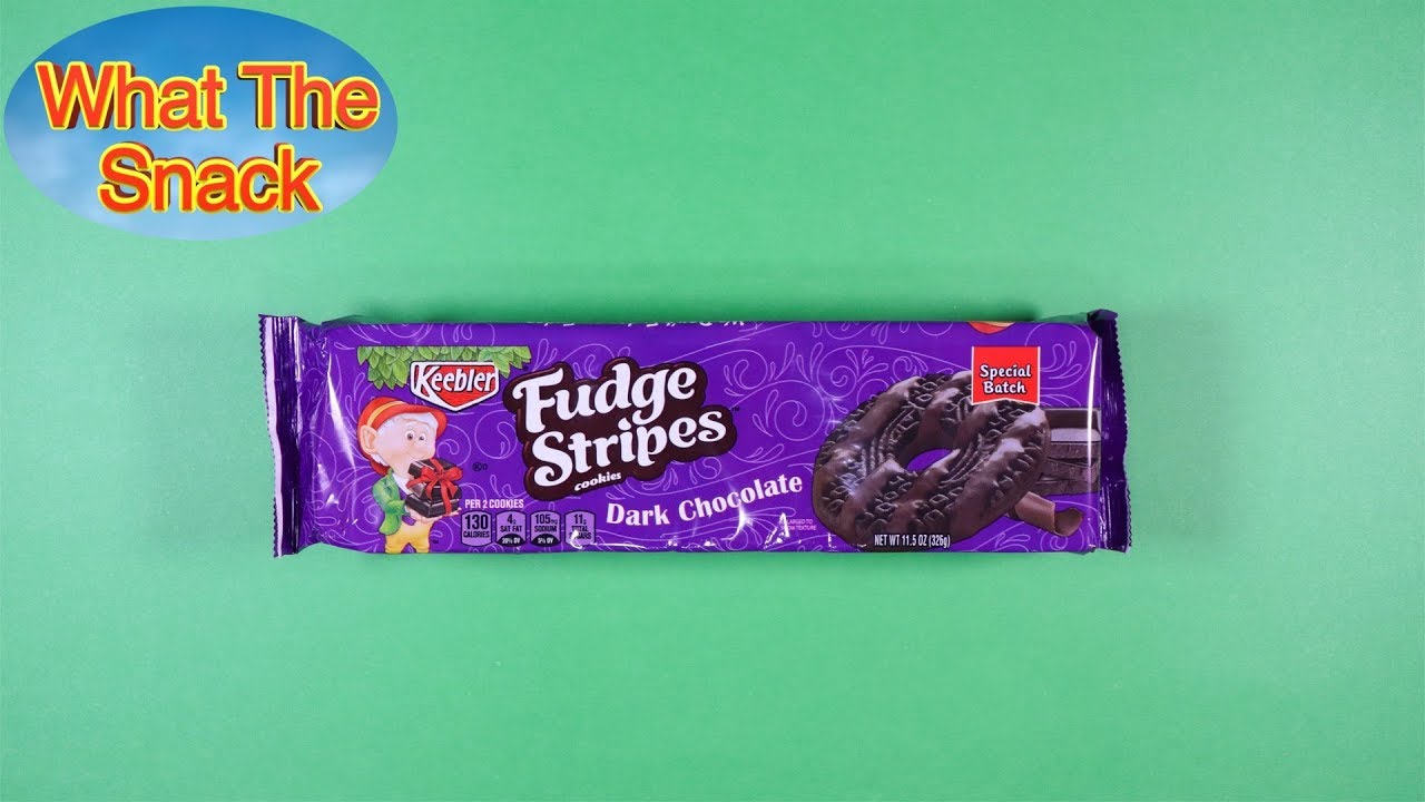 Keebler Fudge Stripes Dark Chocolate Cookies YouTube