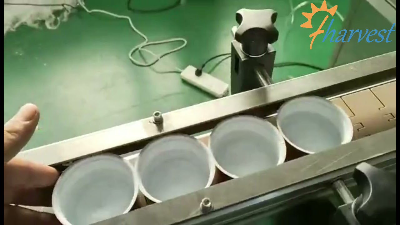 Fugleredet /  sukkerfyllingsmaskin for røde dadler, 4-hodets væskefyllings- og forseglingsmaskin