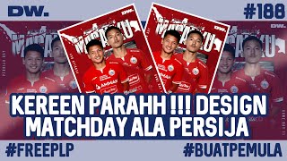 KERENN ABISS‼️CARA MEMBUAT POSTER DESIGN MATCHDAY ALA PERSIJA JAKARTA DI ANDROID || PLP PIXELLAB screenshot 1