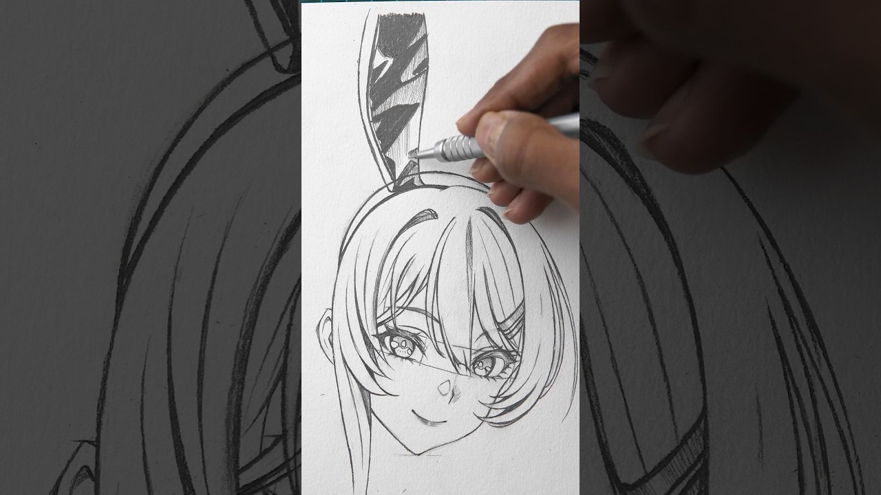 Sketch MANGA / Bunny Girl【イラスト】#bunnygirl #イラスト