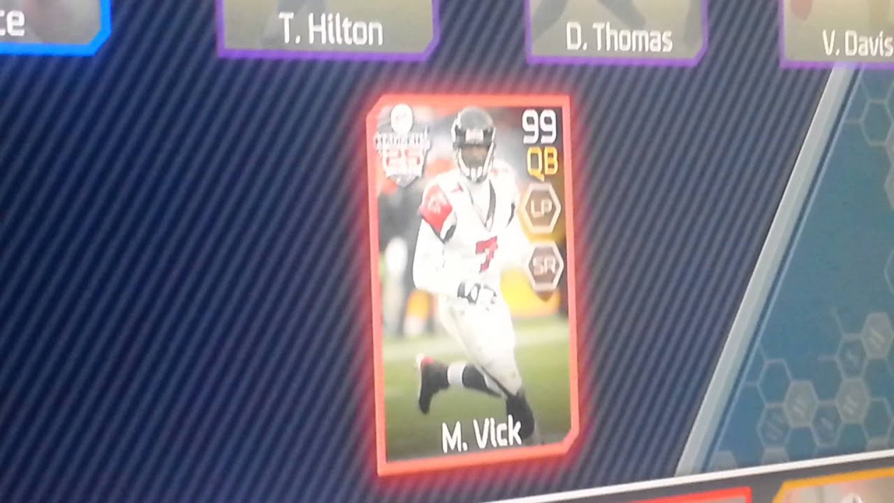 Pulled a 99 Vick from the top of a pack..